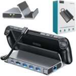 CHOETECH HUB-M50 6-in-1 USB-C 100W Aluminum Steam Deck Docking Station - Image 3