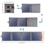 CHOETECH SC004 14W USB Foldable Solar Powered Charger - Image 3