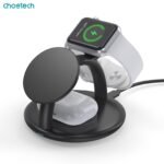 CHOETECH T587-F 3-in-1 Magnetic Wireless Charger Station for iPhone 12/13/14/AirPods Pro/iWatch - Image 4