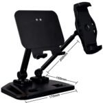Universal and Adjustable Double Arm Stand Holder White - Image 3