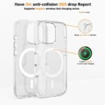 Ultimake Shockproof Transparent Magsafe Cover Case for iPhone 16 Pro Max - Image 3