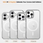 Ultimake Shockproof Transparent Magsafe Cover Case for iPhone 16 Pro - Image 6