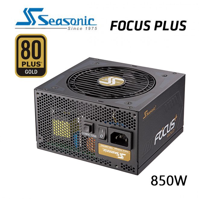 V28-PSUSEAFOCUS850FX-01_8 SeaSonic 850W FOCUS PLUS Gold PSU (SSR-850FX) GX-850 ( OneSeasonic ) - Image 1