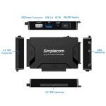 Simplecom SA492 USB 3.0 to 2.5/3.5/5.25 inch SATA IDE Adapter with Power Supply - Image 3