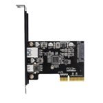 Simplecom EC312v2 PCIe x4 to 2-Port USB 3.2 Gen II 10Gbps USB-C and USB-A Expansion Card - Image 3
