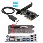 Simplecom EC365 PCIe x4 to 2-Port USB 3.2 Gen II Type-C with Mini DisplayPort Input for USB-C DP Alt Mode Expansion Card - Image 5