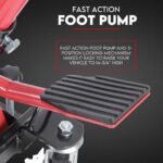 Low Profile Motorcycle ATV 680kg Motorbike Hydraulic Jack Stand Tie Down - Image 3
