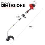 4 STROKE Curved Split Shaft Line Trimmer Garden Lawn Whipper Snipper - Image 8