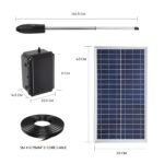 Full Solar Automatic 40W Double Swing Gate Opener Remote Keypad Control - Image 4