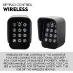 Full Solar Automatic 40W Double Swing Gate Opener Remote Keypad Control - Image 7