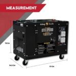 8.4kW Max 6kW Rated Diesel Generator New Single Phase Commercial - Image 8