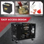 8.4kW Max 6kW Rated Diesel Generator New Single Phase Commercial - Image 9