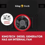 Diesel Generator Single Phase 8.4kw Rated Diesel 6kw 13hp Portable 6 outlets - Image 5