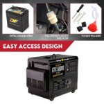 Diesel Generator Single Phase 8.4kw Rated Diesel 6kw 13hp Portable 6 outlets - Image 8