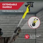 2000W Electric Drywall Sander Hand-Held Machine Plaster Wall Vacuum Bag 7-Speed - Image 5