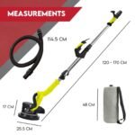 Drywall Sander Hand-Held Electric Machine Plaster Wall Vacuum Plasterboard Power - Image 2