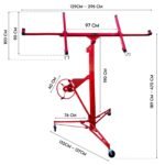 16FT Sheet Panel Lifter Plaster Drywall Panel Gyprock Plasterboard Hoist Lift - Image 8