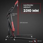 2 Ton Hydraulic Engine Crane Folding Hoist Stand Mobile Garage Workshop - Image 8