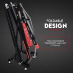 2 Ton Hydraulic Engine Crane Folding Hoist Stand Mobile Garage Workshop - Image 2