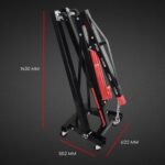 2 Ton Hydraulic Engine Crane Folding Hoist Stand Mobile Garage Workshop - Image 7