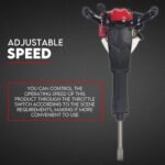 2 Stroke Petrol Demolition Jackhammer Concrete Tile Breaker 52cc Jack Hammer - Image 6
