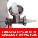 Meat Cutting Band Saw 10" meat mincer Bandsaw Sausage Filler Slicer Grinder - Image 3