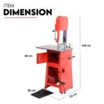 Meat Cutting Band Saw 10" meat mincer Bandsaw Sausage Filler Slicer Grinder - Image 8