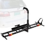 Motorcycle Motorbike Carrier Rack 2" Towbar Arm Dirt Bike Ramp Brake Lights - Image 11