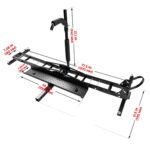 Motorcycle Motorbike Carrier Rack 2" Towbar Arm Dirt Bike Ramp Brake Lights - Image 12