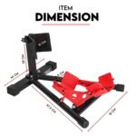 Heavy Duty Motorcycle Motorbike Stand Front Wheel Chock Trailer Transport - Image 4