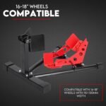 Heavy Duty Motorcycle Motorbike Stand Front Wheel Chock Trailer Transport - Image 5