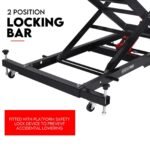 Motorcycle Lift 500kg Table Hydraulic Air Bike Jack Mechanic Stand Hoist Lifter - Image 4