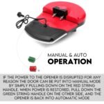 1200N Automatic Roller Door Opener Garage Motor 4x Remote 22m² Rolling - Image 5