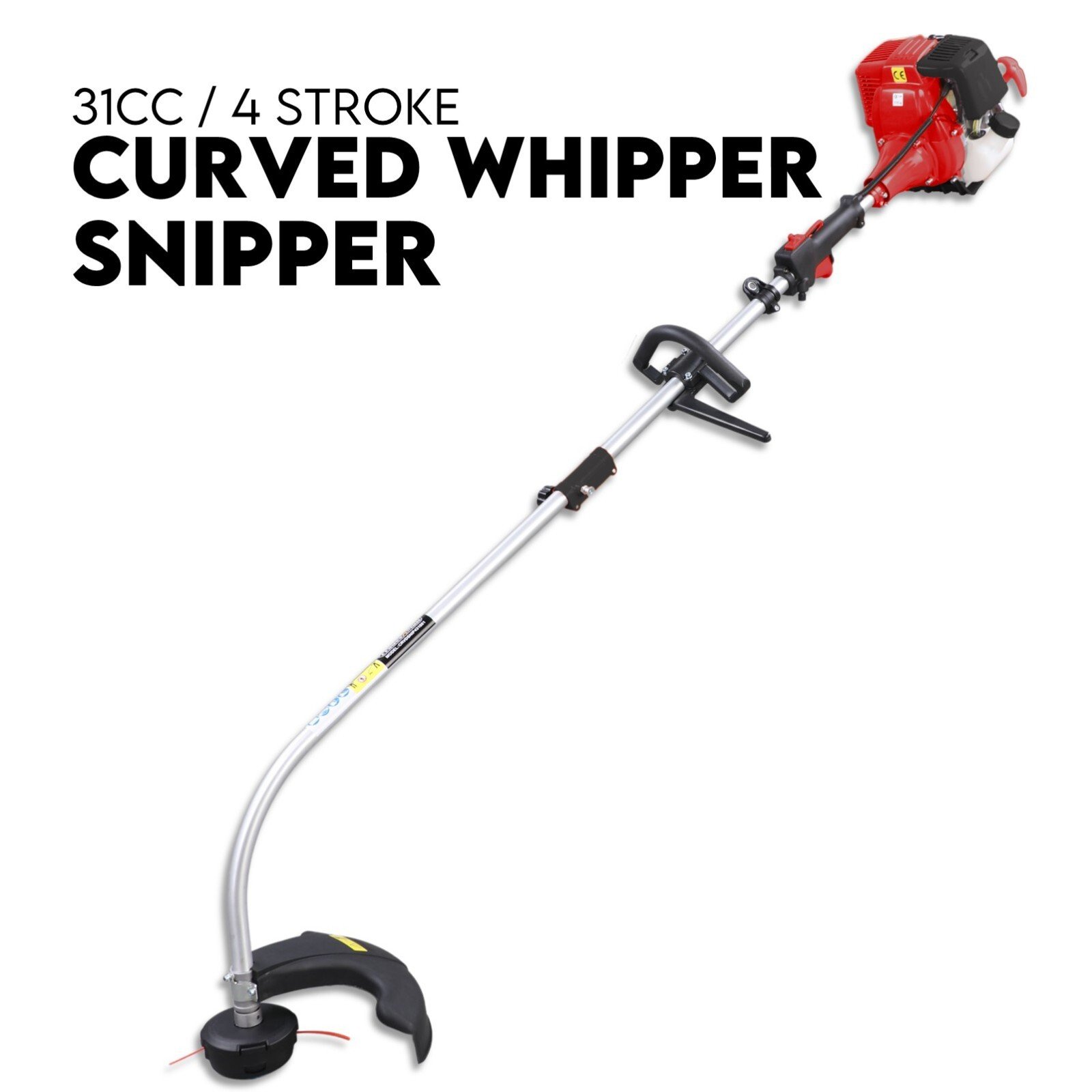 V379-SNPPERCV04-202603171025-00 4 Stroke Curved Shaft Split Line Trimmer Whipper Snipper Cutter Garden Tool - Image 1