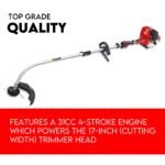 4 Stroke Curved Shaft Split Line Trimmer Whipper Snipper Cutter Garden Tool - Image 2