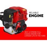 4 Stroke Curved Shaft Split Line Trimmer Whipper Snipper Cutter Garden Tool - Image 3