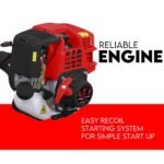 4 STROKE Whipper Snipper Straight Shaft Line Trimmer 31CC Pole Brush Cutter - Image 3