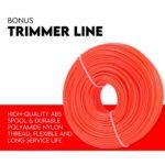 4 STROKE Whipper Snipper Straight Shaft Line Trimmer 31CC Pole Brush Cutter - Image 6