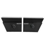 600mm Pair of Under Tray Tool Box Aluminium Undertray Underbody Toolbox Black