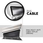 Under Tray Tool Box Underbody Pair Set 750mm Aluminium - Image 5