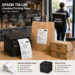 6 Rolls Linerless Printing Label Paper 80 mm  — 52 m for Takeaway Shop Restaurant - Image 8