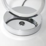 Iva LED Touch Table Lamp - Rose Gold/Chrome - Image 11