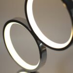 Iva LED Touch Table Lamp - Rose Gold/Chrome - Image 13