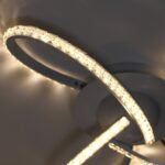 Irie Dimmable 3 Lights LED Ceiling Light - White - Image 10