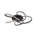Irie Dimmable 5 Lights LED Ceiling Light - Black - Image 2