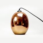Moravian Glass Oval Pendant Light - Chrome - Image 3