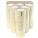 36x 100m Rolls Silent Clear Heavy Duty Packing Packaging Low Noise Tape (48mm Width) Bulk - Image 2