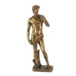 Golden David Statue 41cm - Image 2