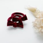 Handmade Simple Bows - School colours - Bottle Green - 1 pairs - Image 14
