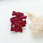Handmade Simple Bows - School colours - Bottle Green - 1 pairs - Image 15